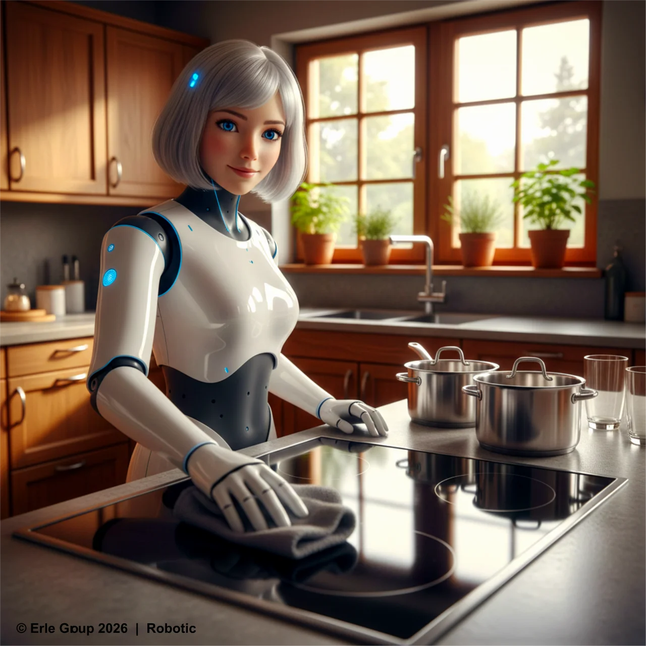 Haushaltsroboter in einer modernen Küche